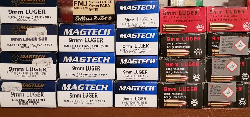 1000 Hülsen 9mm Para – kuva 1