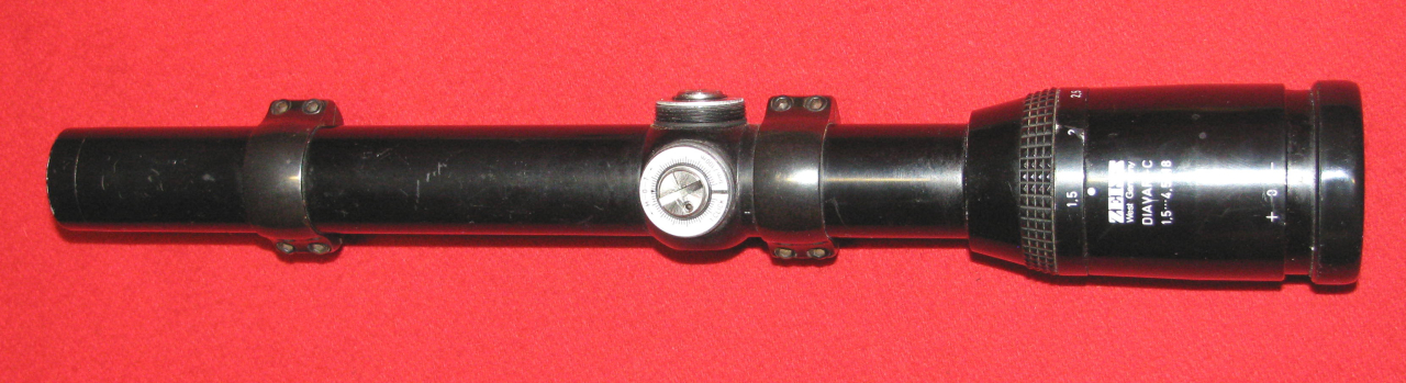 ZF / Zielfernrohr, ein ZEISS DIAVARI - C 1,5 - 4,5 x 18 mit Drückjagd - Absehen – Bild 3
