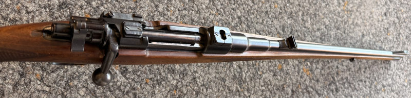 Mauser 98 Stutzen ( Burgsmüller ) schon mit 45grad sicherung / schwenkmontage – Bild 3