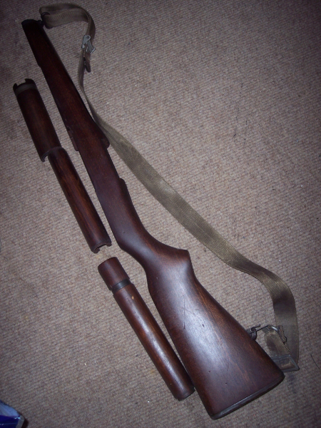 Schaft Garand kompl. (Government 1911 Springfield 1903 30/06 30-06 Teile Konvolut M16 Dachbodenfund – Bild 1