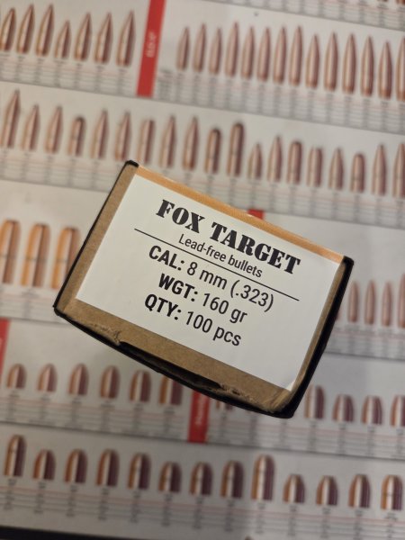 FOX Target 8mm .323 Geschosse – kuva 1