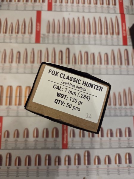 Fox Classic Hunter 7mm .284 Geschosse – Bild 1