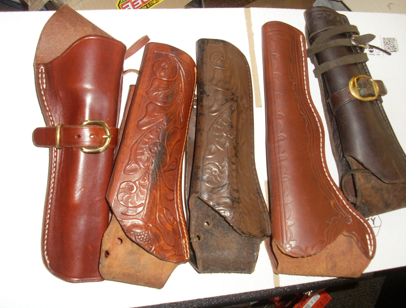 5 Vorderladerholster Leder – Bild 1