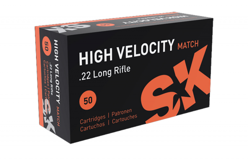 500 Schuss SK HIGH VELOCITY MATCH HV .22 l.r. lfb | 2,59g 40gr > 385m/s > 100m + PRS Rimfire PRC NRL – Bild 1