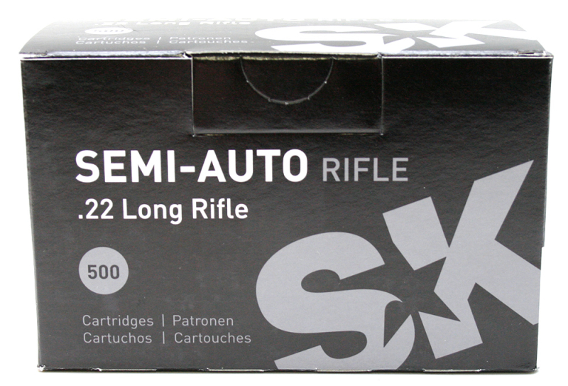 500 Schuss SK Semi-Auto .22 l.r. / lfb | 2,59g 40gr LRN Blei Rundkopf | optimiert für Halbautomaten – Bild 1
