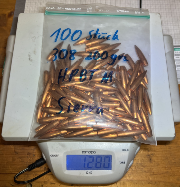100x30. Cal .308" 200gr HPBT M Sierra Match – Bild 2