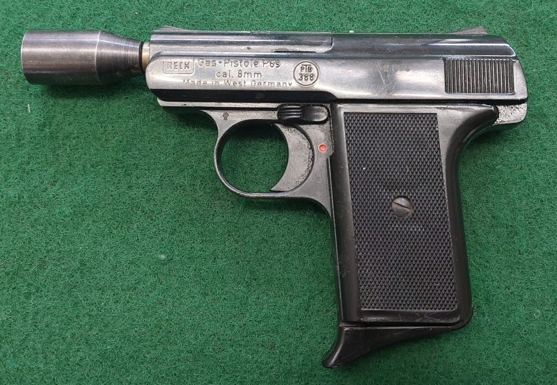 RECK Gas-Pistole Mod. P6s cal. 8mm PTB 388 – Bild 1
