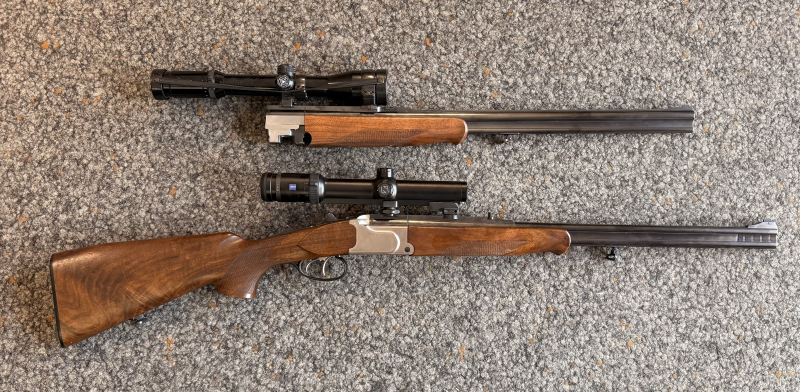 Krieghoff Ultra Bockdoppelbüchse 8x57irs mit zeiss 1,1-4x24 HT mit Leuchtabsehen und BBF Wechsellauf – Bild 3