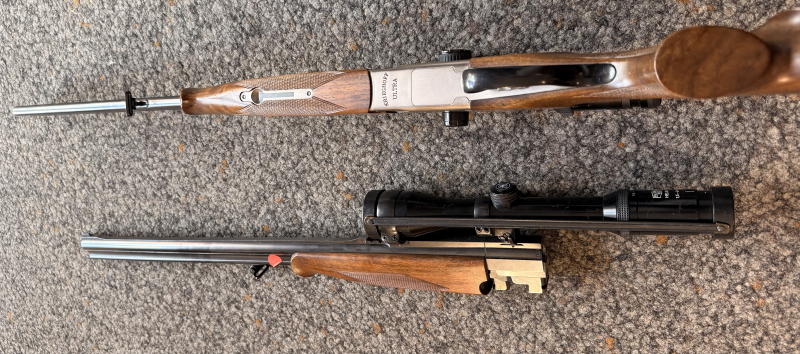 Krieghoff Ultra Bockdoppelbüchse 8x57irs mit zeiss 1,1-4x24 HT mit Leuchtabsehen und BBF Wechsellauf – Bild 5