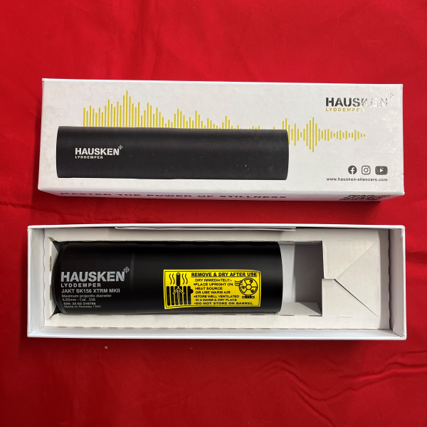 Hausken JAKT SK156 XTRM MKII Schalldämpfer | Kal. .338 (8,65mm) | Gewinde M18x1 | Neu mit OVP – Bild 1
