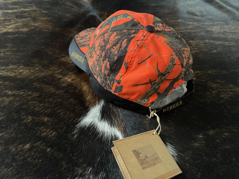 HÄRKILA Cap Camo Orange Blaze Safety light, One Size, mit LED!!! – Bild 2