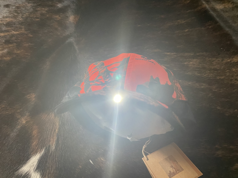 HÄRKILA Cap Camo Orange Blaze Safety light, One Size, mit LED!!! – Bild 3
