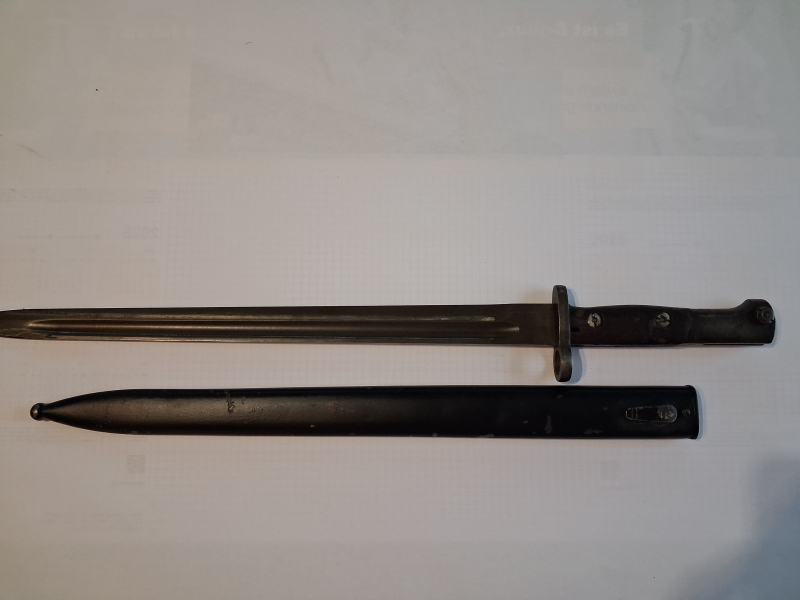 Belgien Bajonett FN Mauser 98/24 lang – Bild 2