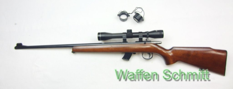 Repetierbüchse Anschütz Mod.1400, Kaliber .22lr. mit Walther Zielfernrohr 4x32!!! – Bild 1