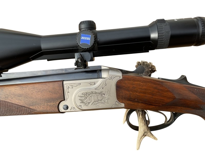 BBF Krieghoff Ultra, Kaliber 30-06 und 12/70, Zeiss Diavari 3 - 12 x 56 mit LP – Bild 2