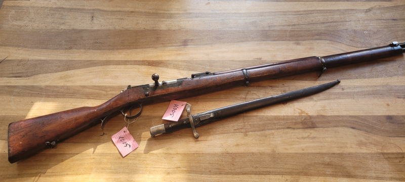 Steyr Mannlicher 1886, 8x56R mannl + Bajonett (K005) – Bild 1