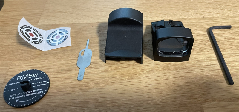 Kompaktes Reflexvisier - Shield Sights RMSw-4MOA Waterproof Reflex MiniSight mit Adapter für Shadow2 – afbeelding 2