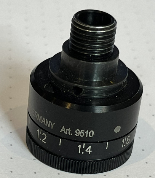 Anschütz Kompakt-Irisblende 9510 – Verstellbar 0,8 - 2,2 mm – Top Zustand! – Bild 1