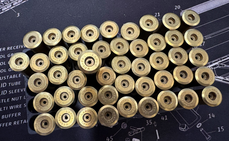 45 Hülsen LAPUA 7,62 x 53R (NAGANT) – Bild 1