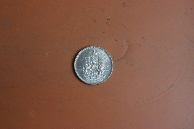 Silbermünze 50 Cent Kanada v, 1965 – Bild 1