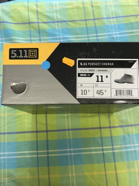 Schuhe 5.11 Pursuit Chukka – Herren – Gr. 45 – Gunsmoke – Neu – Bild 2