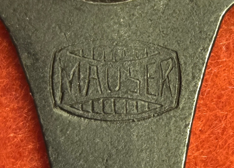 Orig. Luger P 08 Schlüssel - Lade - Werkzeug mit Mauser Tonne, Sammlerzustand ! – Bild 2