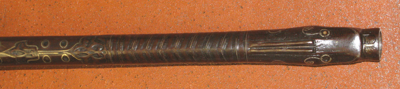 Altes,aufwendig gefertiges Perkussion Vorderlader Gewehr / KAMELGEWEHR aus dem Orient / ca.137cm – Bild 5
