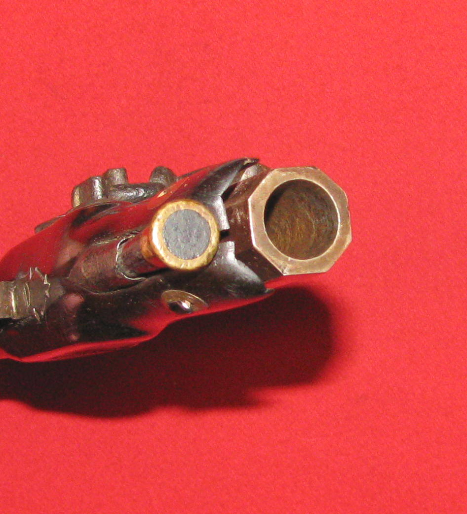 Alte Steinschloss Vorderlader - Pistole mit ca. 15,5mm – Bild 6