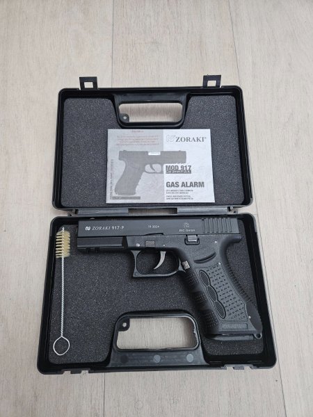 Zoraki 917-P 9mm P.A.K. PTB 1026 - Schwarz inkl. Koffer & Zubehör – Bild 1