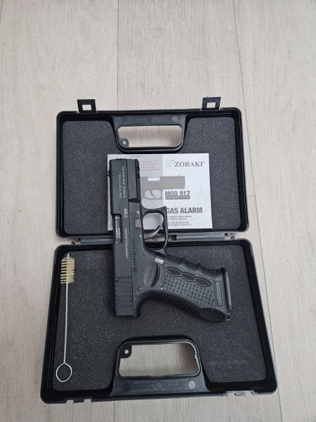 Zoraki 917-P 9mm P.A.K. PTB 1026 - Schwarz inkl. Koffer & Zubehör – Bild 2