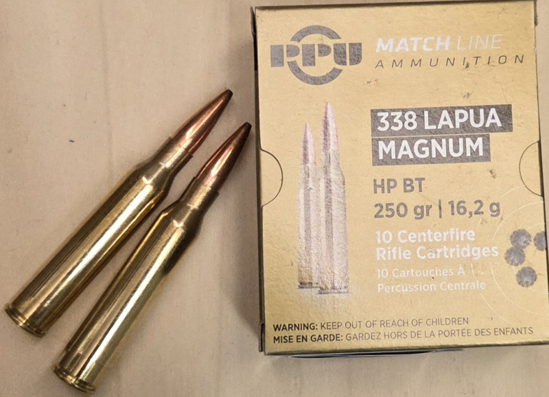 .338Lapua Mag./250grs. HPBT Match PPU 100 Stk. #A-583 # SSZ Berka – Bild 1