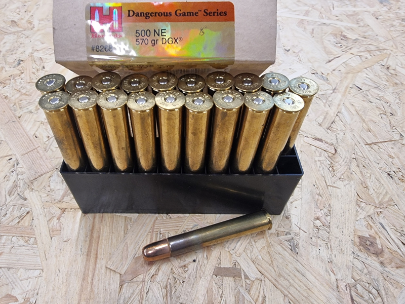 .500 NE/570grs DGX Hornady 20 stk #No. 8268 #SSZ Berka – Bild 1