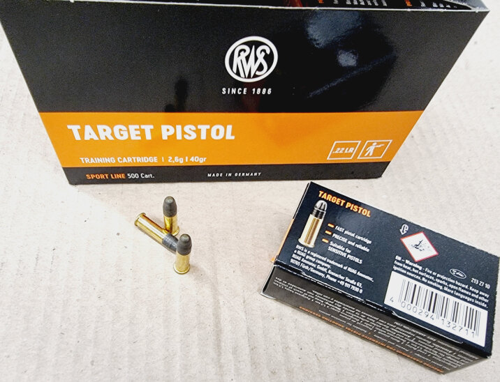 .22LR 40grs RWS Target Pistol 5000 Stk. # SSZ Berka – Bild 1