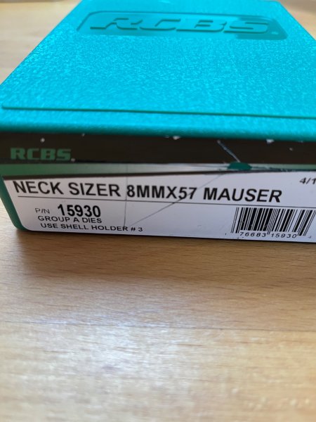 RCBS Halskalibriermatrize 8x57IS – Bild 1