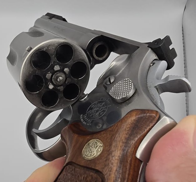 Smith & Wesson Revolver 686 - 3 Practical Champion + 350 Patronen .357Mag – Bild 4