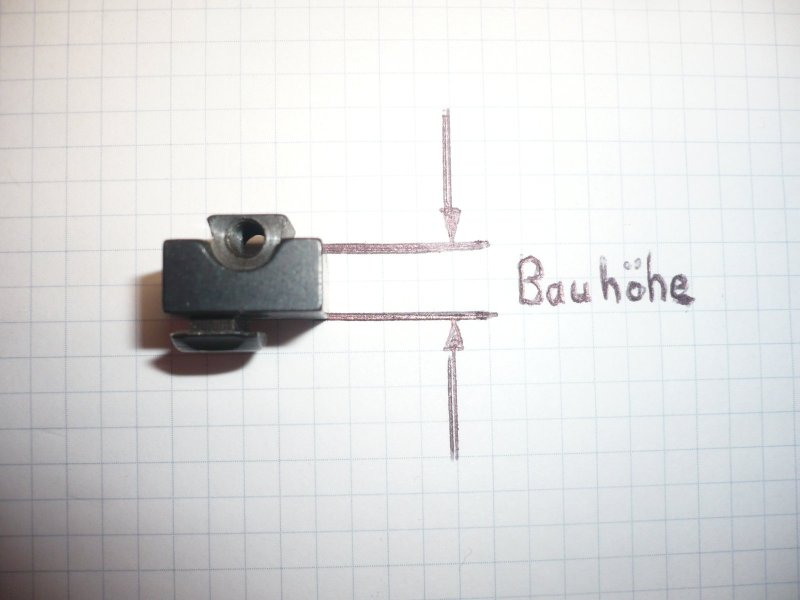 Schwenkmontage Hinterfußunterteil – Bild 1