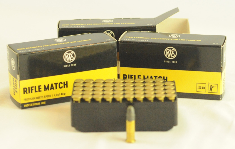 RWS Rifle Match; .22lr ; 3 Schachteln – Bild 1