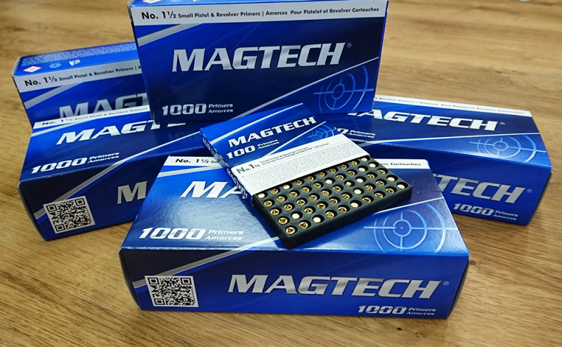 1.000 Stück MAGTECH Zündhütchen Small Pistol Zünder SP 1 1/2 S.P. ä. Federal #100 CCI #500 Geco 4152 – Bild 1