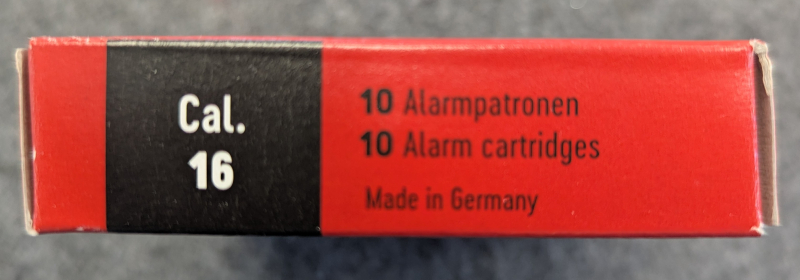 150x Alarmpatronen Kal. 16 Schwarzpulver – Bild 2