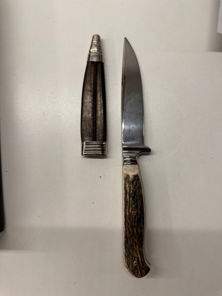 PUMA bock Solingen Jagdmesser / Trachtenmesser (112590) – Hirschhorn – Bj. 2016 – OVP & Papiere – Bild 3