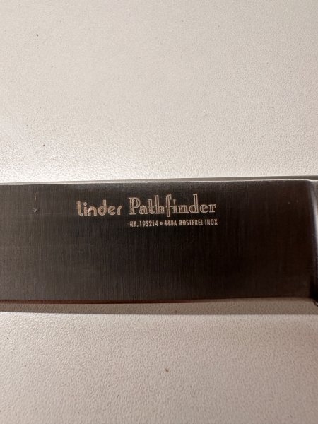 Linder Pathfinder Solingen Fahrtenmesser – Nr. 193214 – 440A Inox – inkl. Scheide – Bild 3