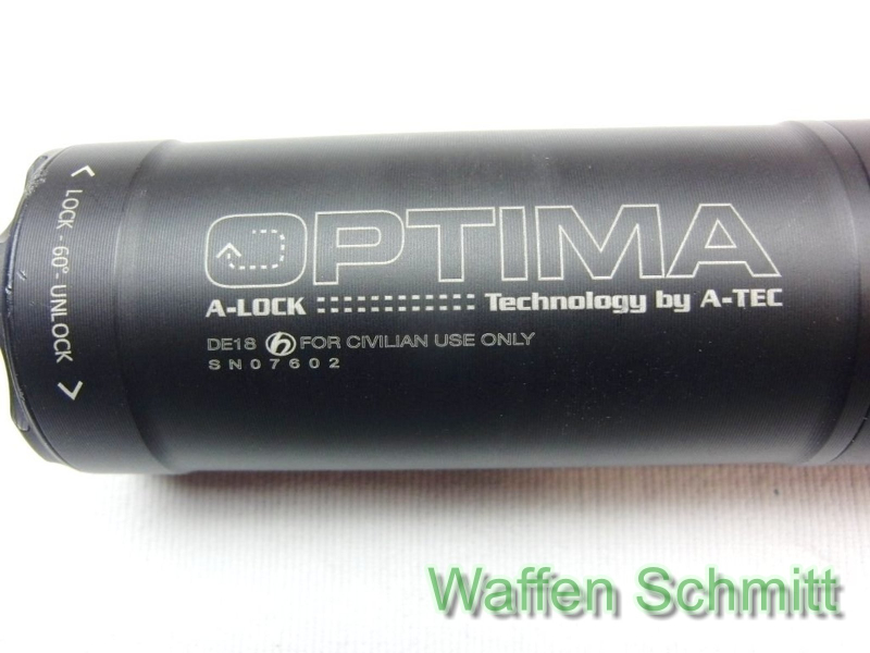 Schalldämpfer A-TEC Optima 45, Kaliber .30, A-LOCK. Guter Zustand!!! – Bild 1