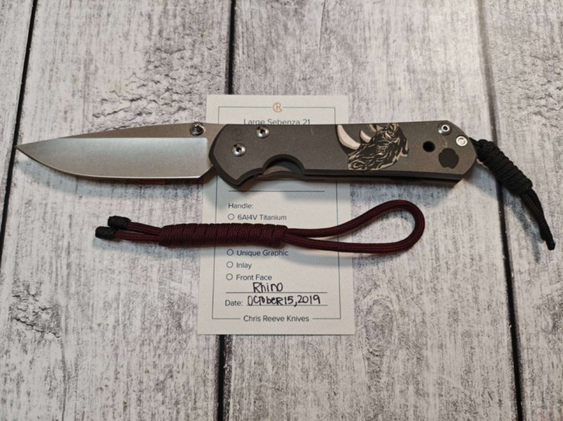 Chris Reeve Lange Sebenza rhino L21 – Bild 6