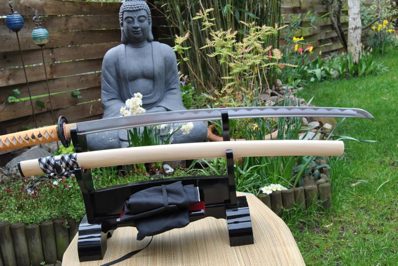 Handgeschmiedetes -Katana Schwert – Bild 1