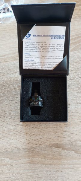 Irisblende Centra Sight 3,0 mit Farbfilter – Bild 2