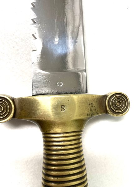 Schweizer Faschinenmesser M1842/52 mit Scheide – Bild 3