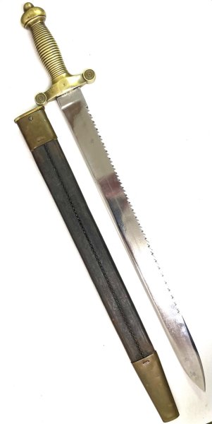 Schweizer Faschinenmesser M1842/52 mit Scheide – Bild 2
