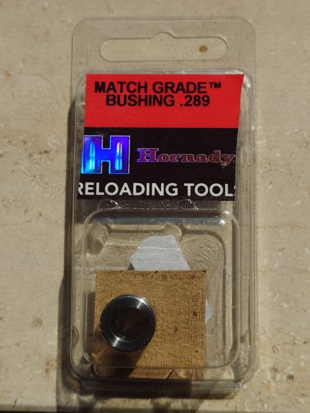 Hornady Match Grade Bushing .289 – image 1