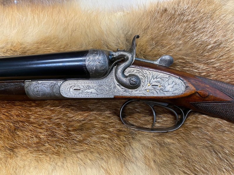 Auguste Francotte "Maker and Patentee Liege & London" Doppelflinte 12/65 – Bild 2