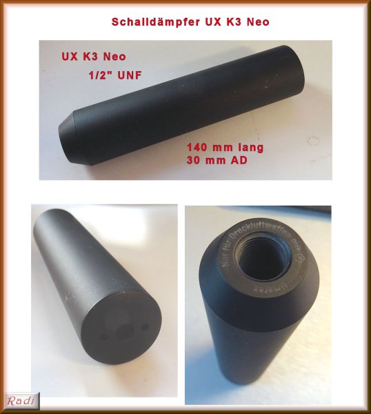 Schalldämpfer UX K3 Neo – Bild 1